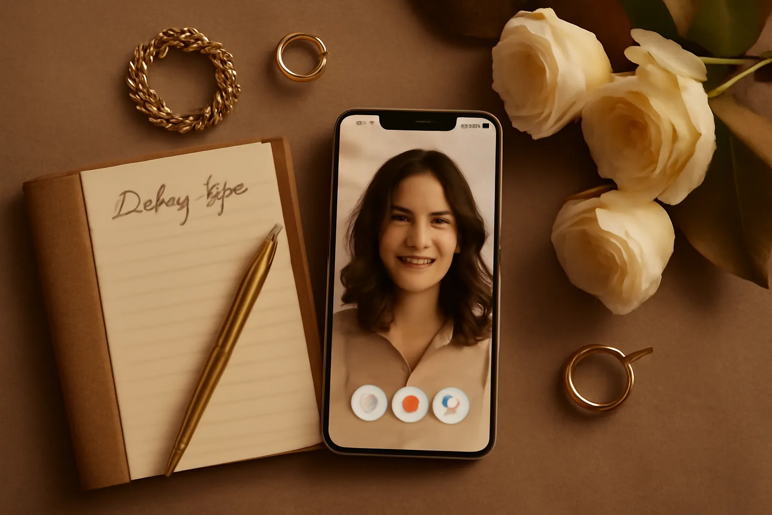 Personne creant son profil sur un site de rencontre
