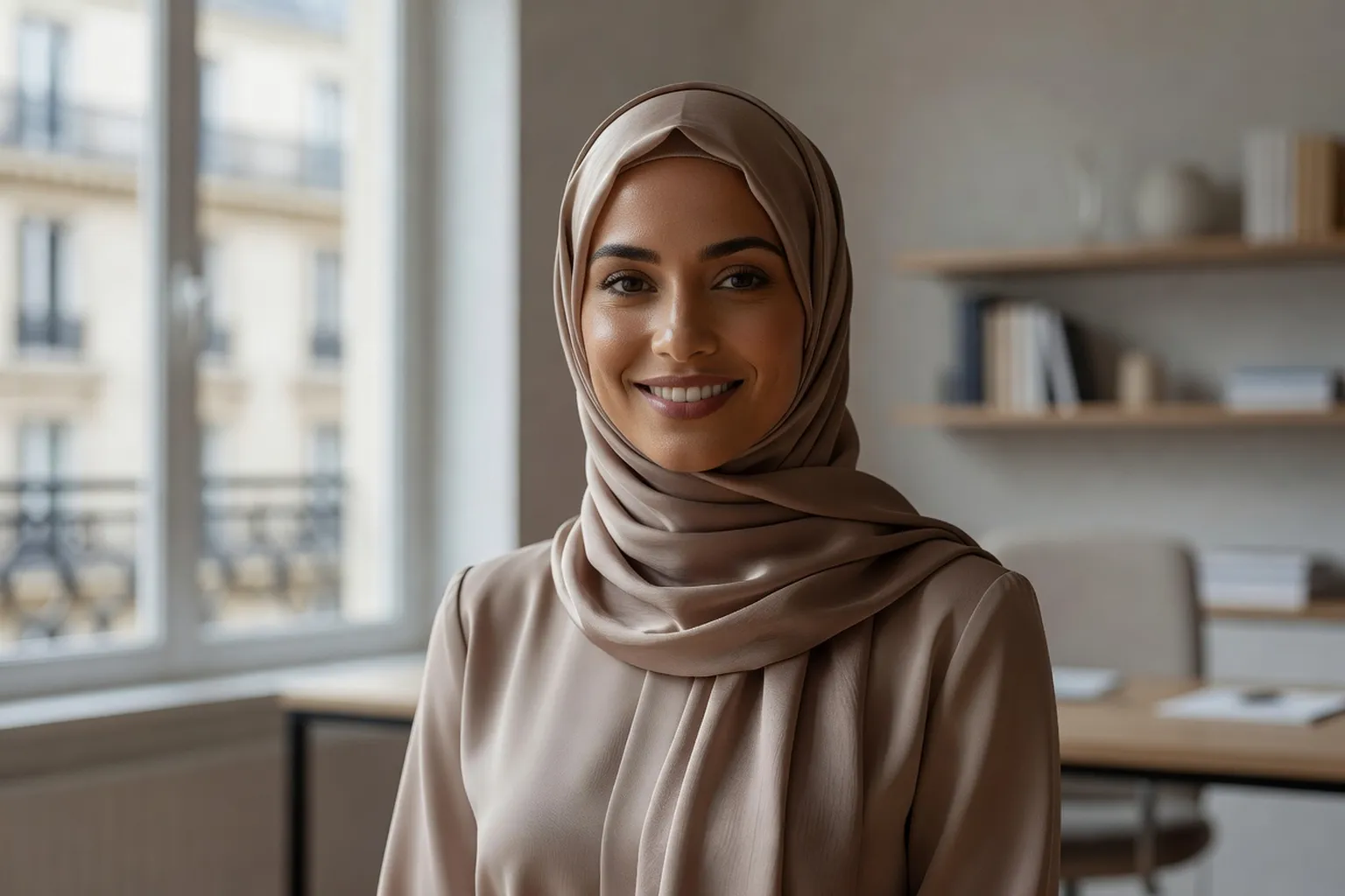 Coach en relations halal donnant un conseil à Paris