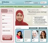 Interface Muslima.com page d accueil